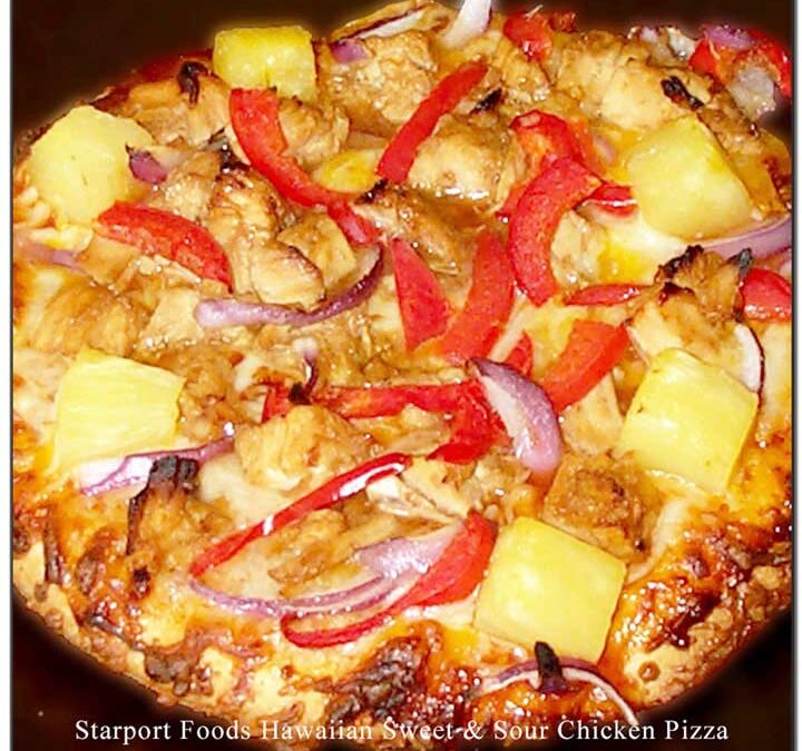 Chipotle Sweet and Sour Chicken Pizza