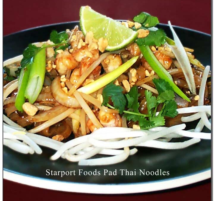 Pad Thai Noodles with Shrimp