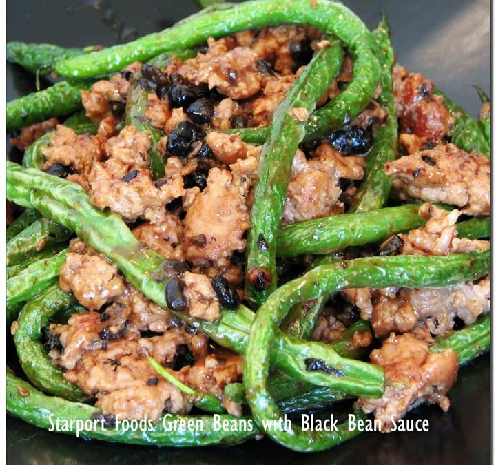 Stir Fry Green Beans with Garlic Sesame and Black Bean Sauce