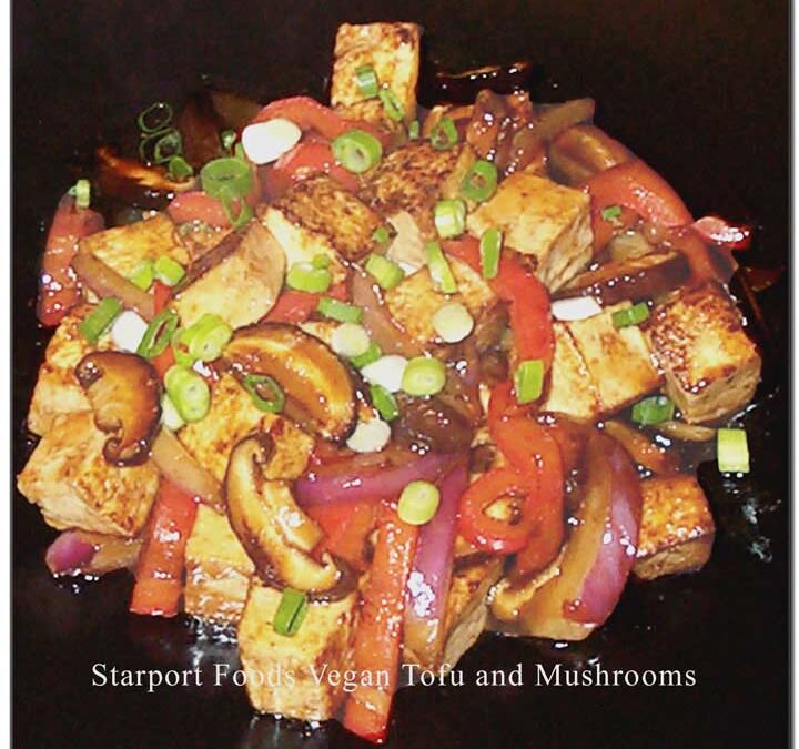 Kung Pao Vegetarian Tofu and Mushrooms