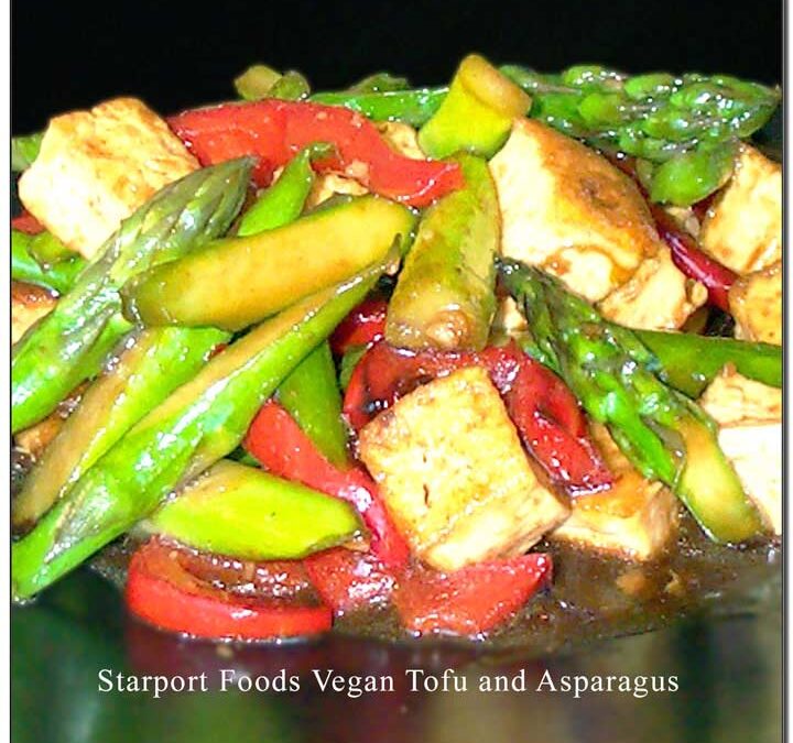 Vegetarian Tofu and Asparagus